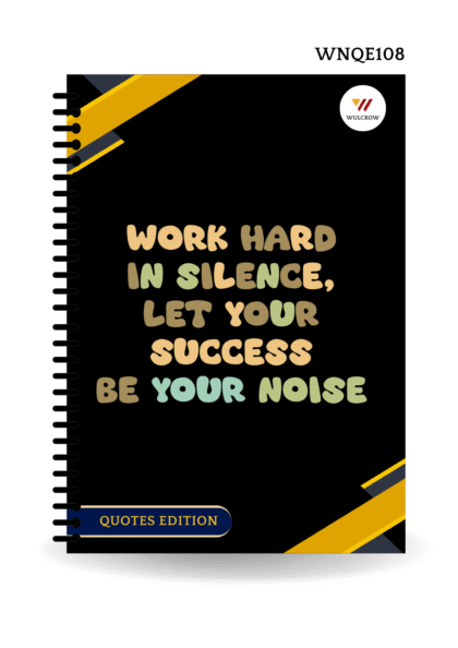 Work Hard Print Premium Notebook