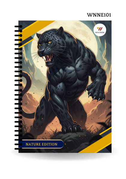 Black Panther Print Premium Notebook